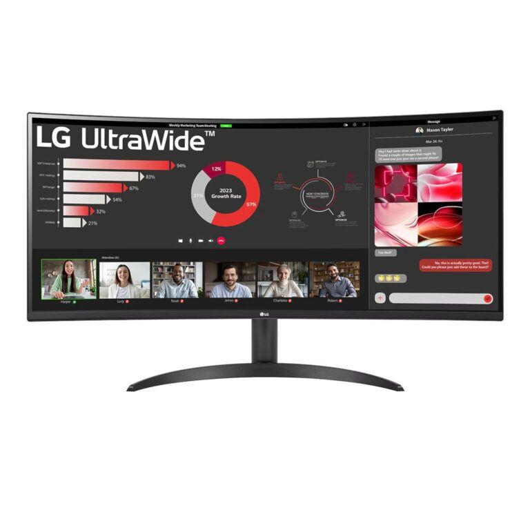LG UltraWide 34" QHD Curved Monitor 100Hz