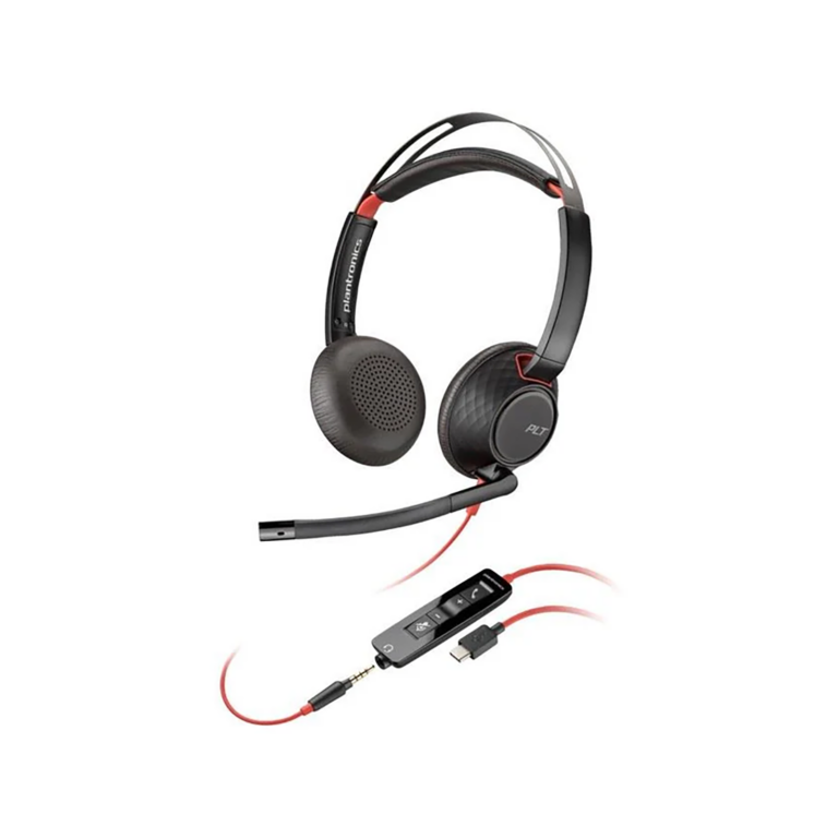 HP Poly Blackwire 5220 USB-A Stereo Headset