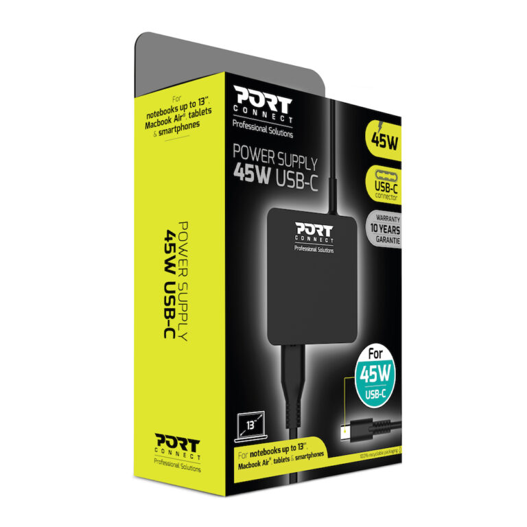 Port 45W USB-C AC Adapter for USB-C Devices