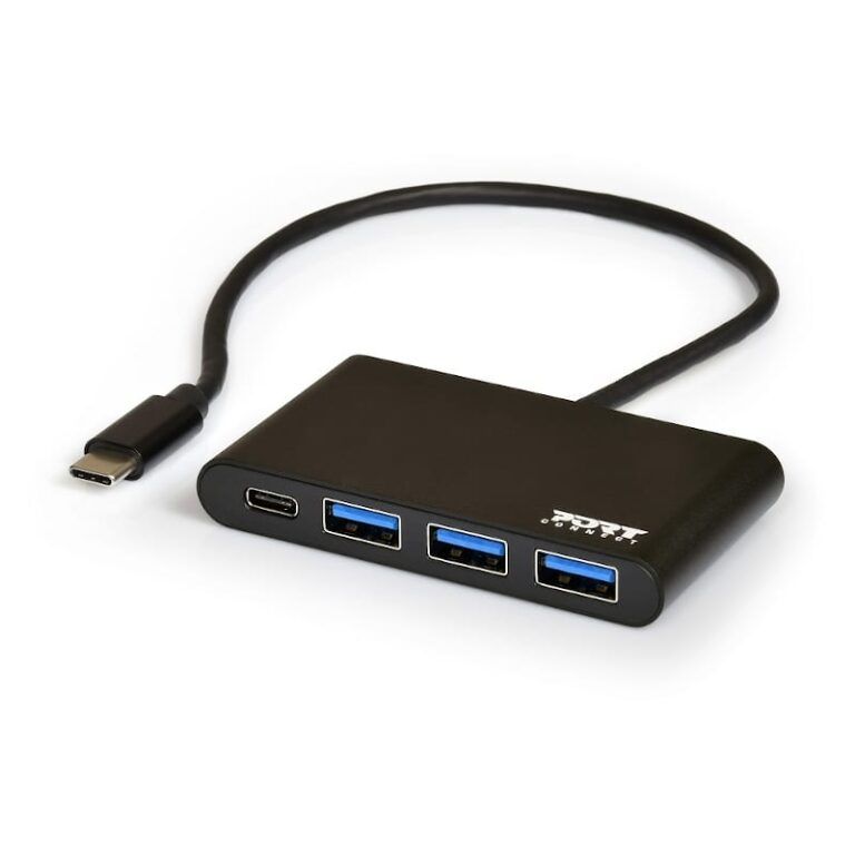 Port USB-C 4-Port Hub with PD 30cm