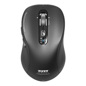 Port Expert Wireless Black Mouse
