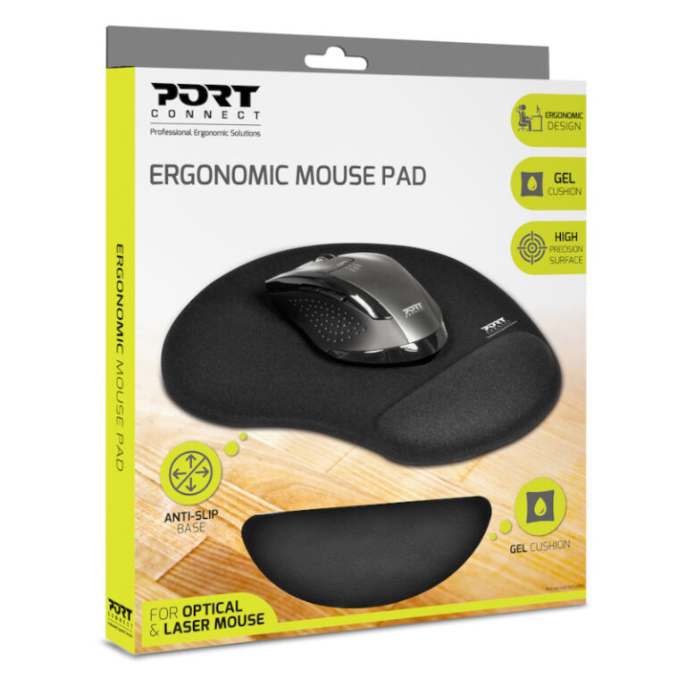 Port Comfortable Ergonomic Gel Mouse Pad