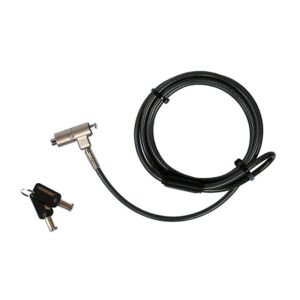 nano slot keyed cable security lock