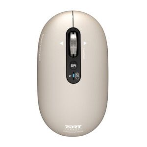 Port Connect PURE MAC Rechargeable Wireless & Bluetooth Mouse - Pearl