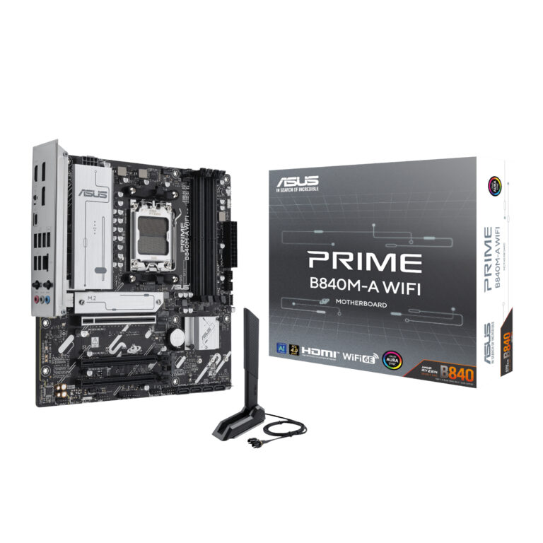 ASUS PRIME B840M-A WIFI M-ATX AM5 Motherboard