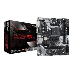 ASRock B450M-HDV R4.0 AM4 motherboard