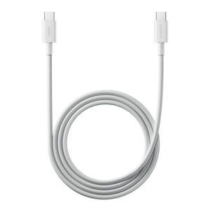 Xiaomi 6A Braided USB-C to USB-C Cable 1m White