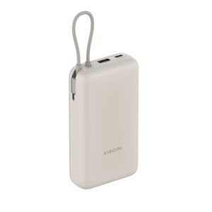 Xiaomi 33W Power Bank 20000mAh with Integrated Cable - Tan