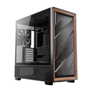 Antec FLUX ATX wood mid tower case