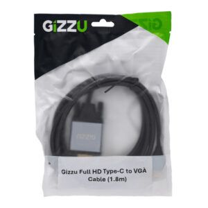 Gizzu Full HD Type-C to VGA Cable 1.8m