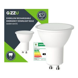 Gizzu Everglow Rechargeable GU10 Emergency Bulb