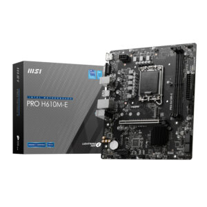 MSI PRO H610M-E DDR5 motherboard