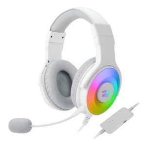 Redragon PANDORA USB RGB Gaming Headset - White
