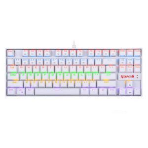 Redragon KUMARA 87-Key RGB Mechanical Keyboard - White