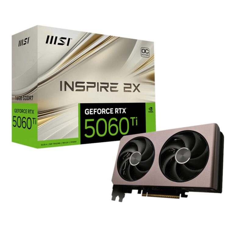 MSI GeForce RTX 5060 Ti 16GB INSPIRE 2X OC