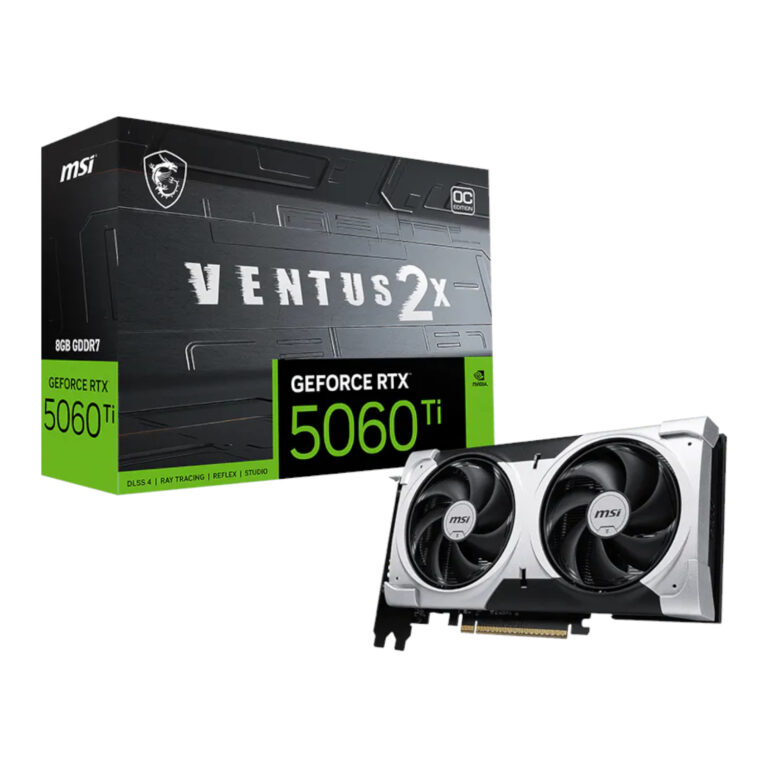 MSI GeForce RTX 5060 Ti VENTUS 2X OC PLUS 8GB Graphics Card