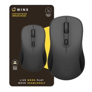 WINX CLICK Easy 1600DPI Wireless Mouse - Black