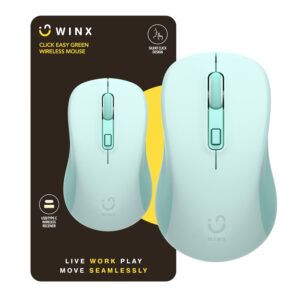 WINX CLICK Easy 1600DPI Wireless Mouse - Green