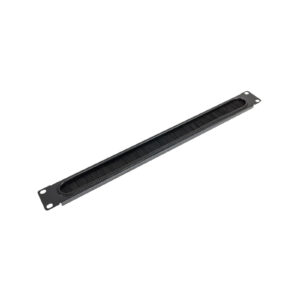 1U brush panel black