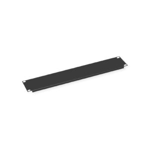 2U black blanking plate