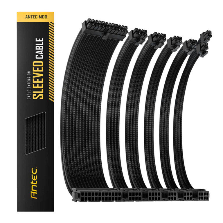 Antec BK300 C1P4 300mm Sleeved Power Extension Cable Kit