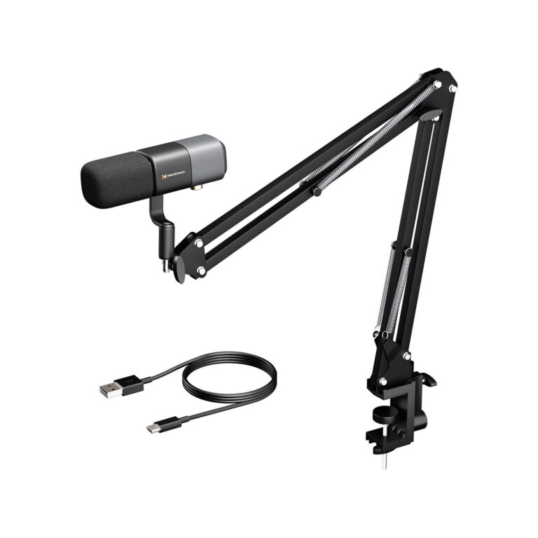 NearStream Podcast Studio Condenser Microphone with Boom Arm