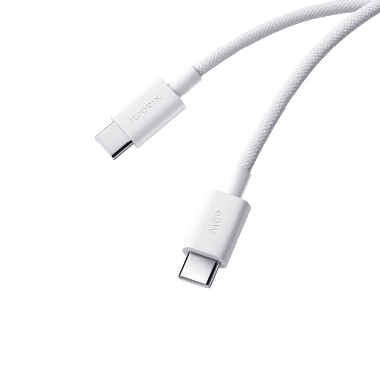 Xiaomi 3A Braided USB-C to USB-C Cable 1m White