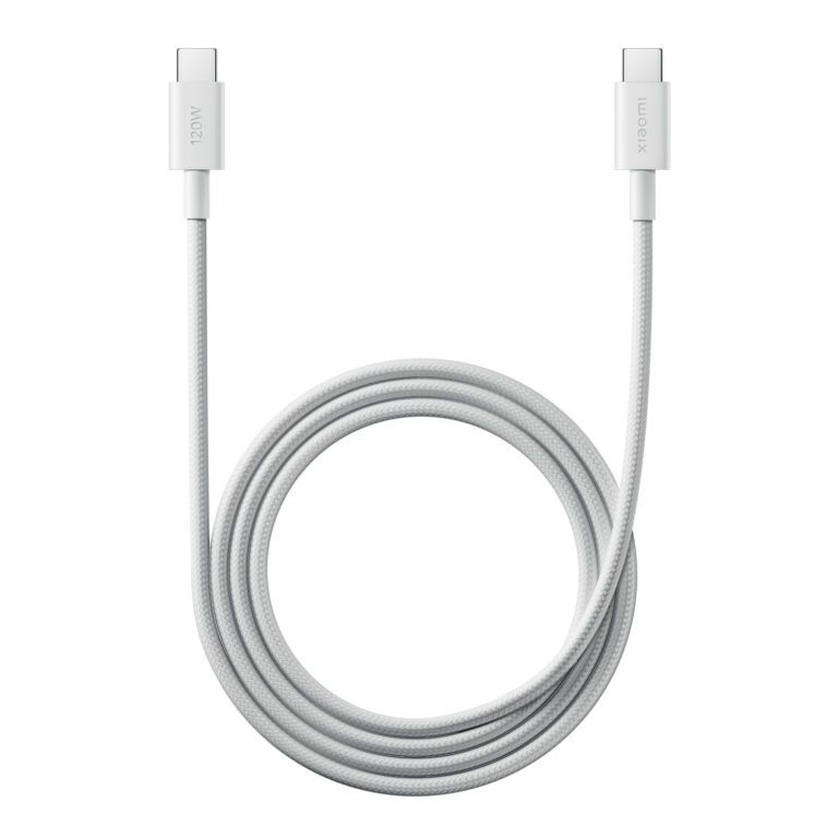 Xiaomi 6A Braided USB-C to USB-C Cable 1m White