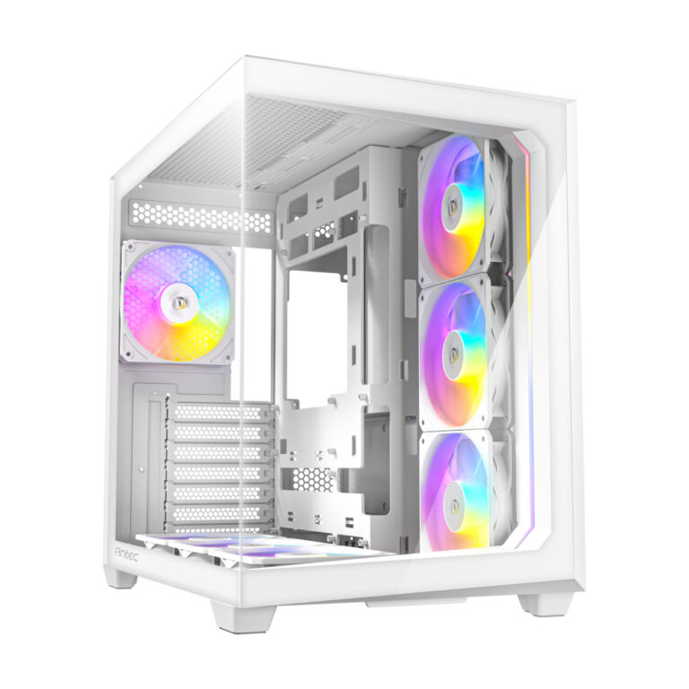Antec C5 ARGB ATX Dual Mid Tower Chassis - White