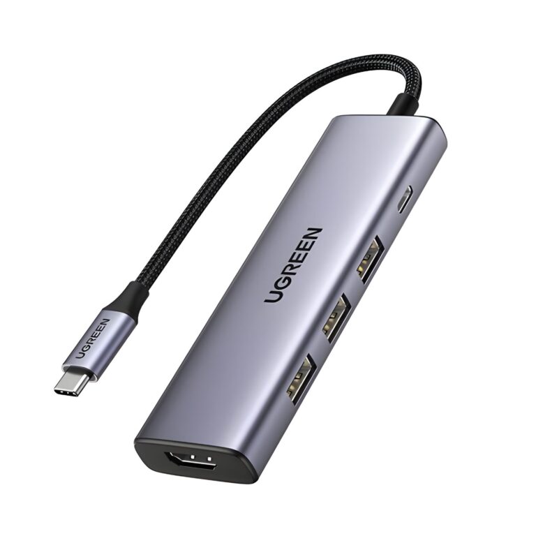 UGREEN Revodok 5-in-1 Type-C Hub 4K HDMI Silver