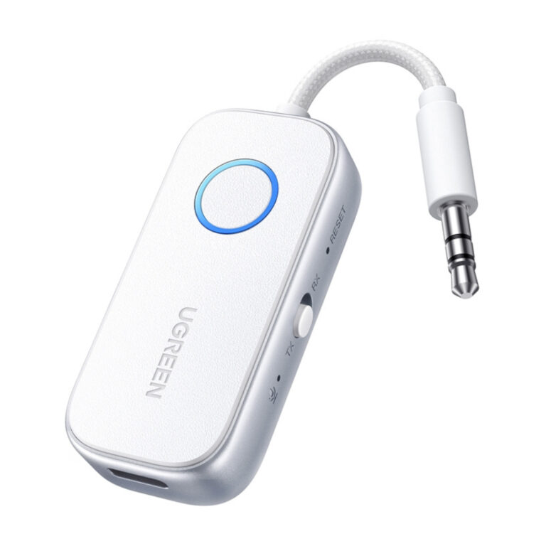 UGREEN CM872 3.5mm Bluetooth 5.4 Audio Receiver/Transmitter - White