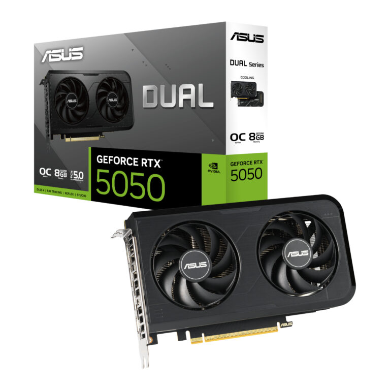 Asus GeForce RTX 5050 Dual OC 8GB GDDR6 Graphics Card