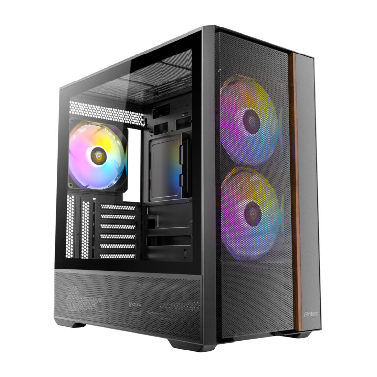Antec FLUX Rear ARGB ATX Mid Tower Case - Black