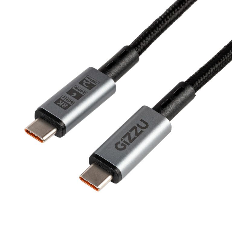 Gizzu 240W 20Gbps Type-C Cable 2m