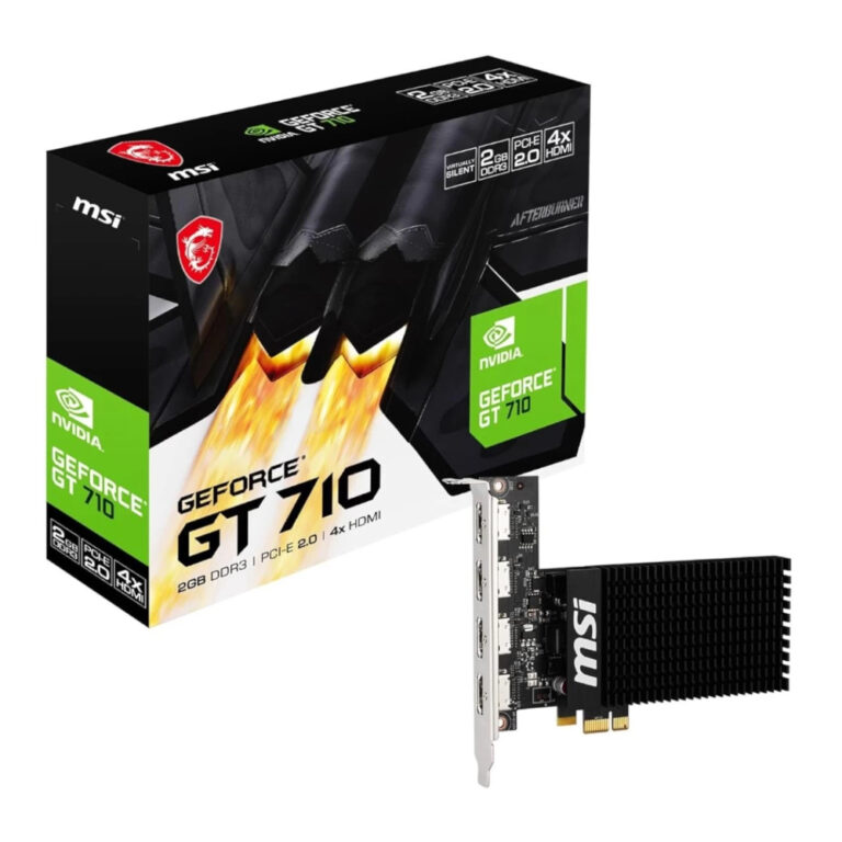 MSI GeForce GT 710 2GD3H 2GB 4x HDMI Graphics Card