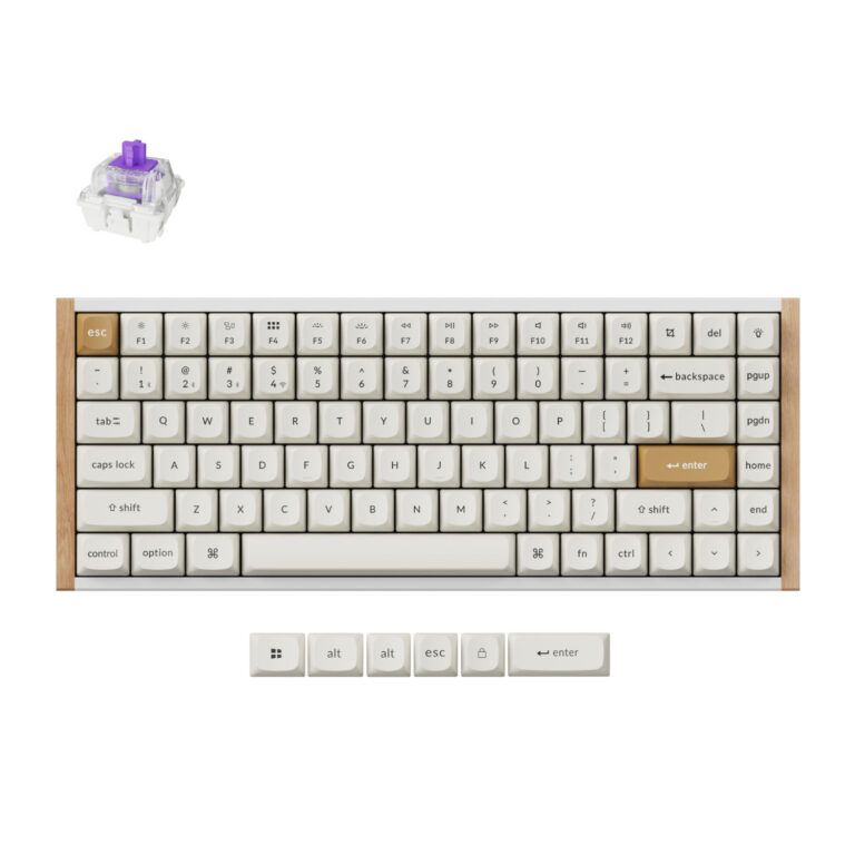 Keychron K2 HE Wireless Special Edition Magnetic Keyboard - White