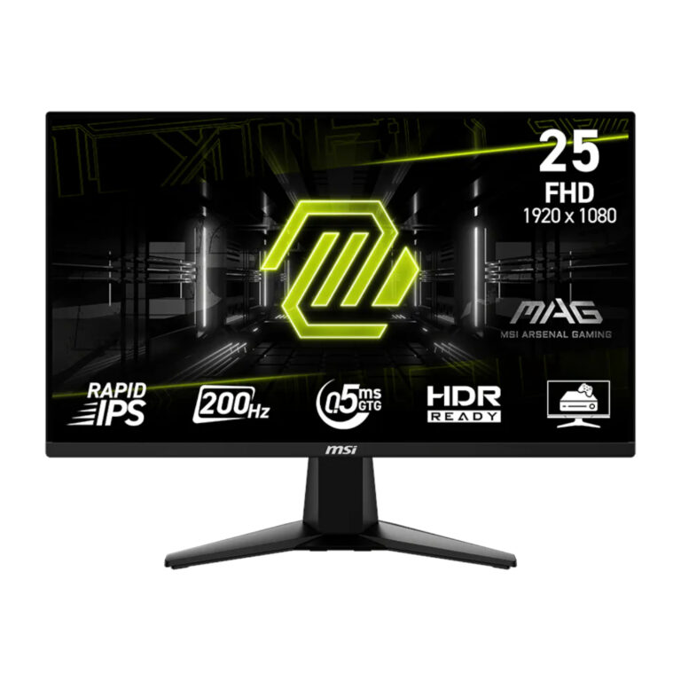 MSI MAG 255F E20 25" 200Hz Rapid IPS Gaming Monitor
