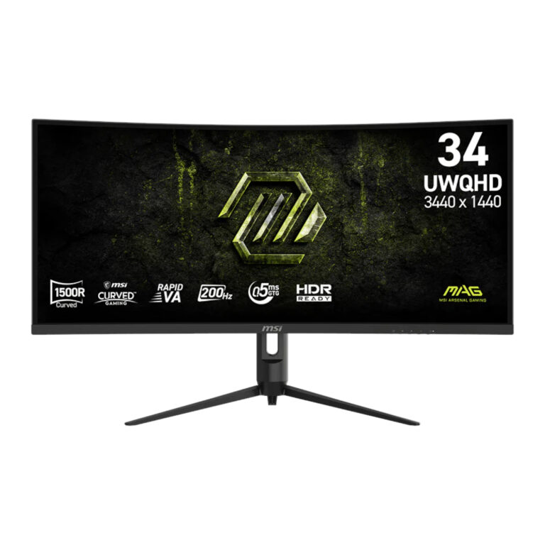 MSI MAG 342CQRF E20 34" UWQHD 200Hz Curved Gaming Monitor