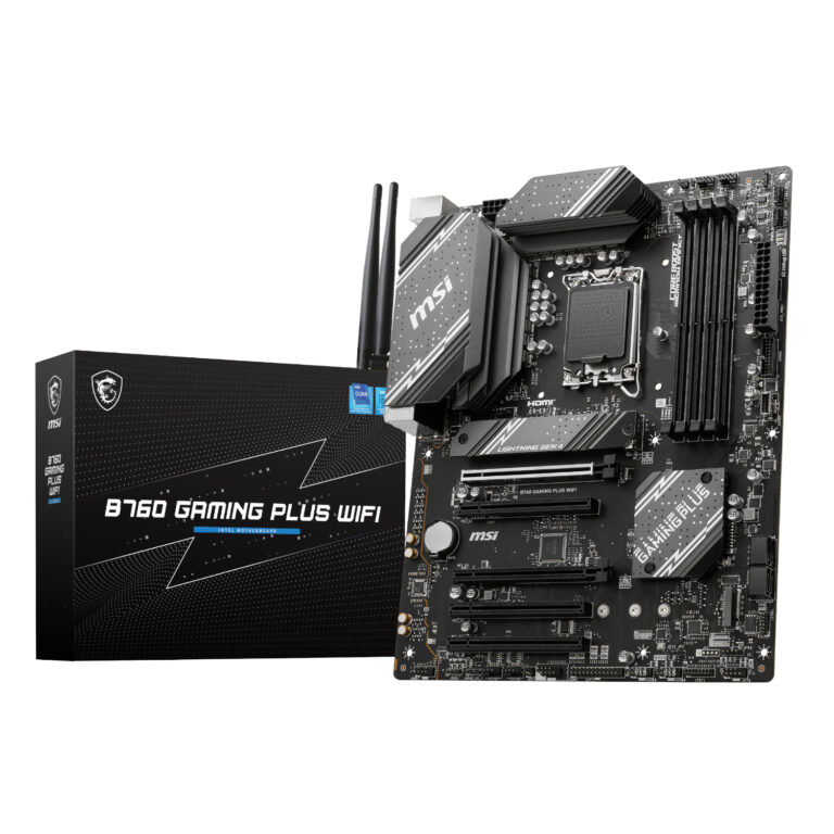 MSI B760 Gaming Plus WiFi DDR5 ATX Motherboard
