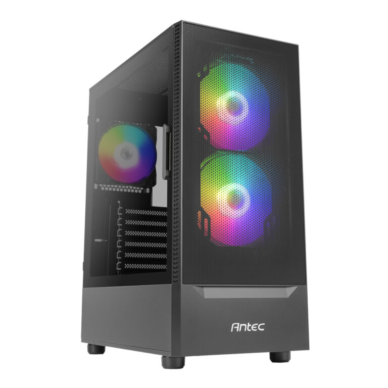 Antec NX410 V2 ARGB Mid-Tower Gaming Case - Black
