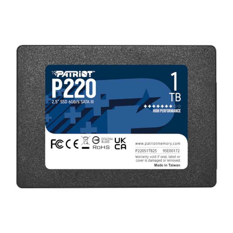 Patriot P220 1TB 2.5" SATA SSD