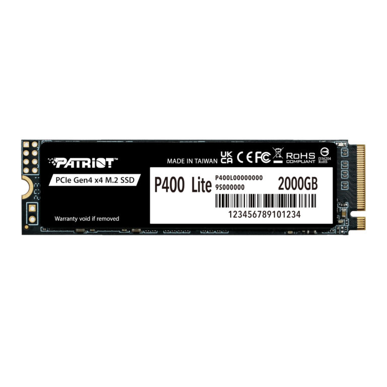 Patriot P400 Lite 2TB PCIe Gen4 NVMe M.2 SSD