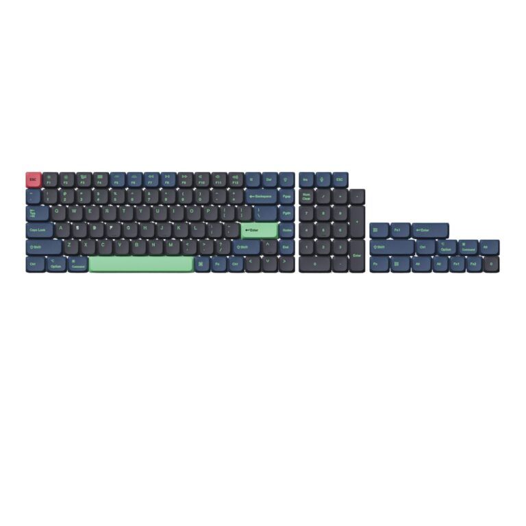 Keychron Low Profile Dye-Sub PBT LSA Full Set Keycap Set – Hacker Edition (133 Keys)
