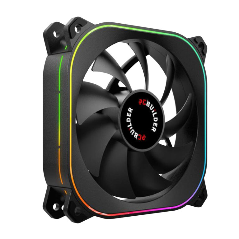 PCBuilder TORNADO CHILL 120mm ARGB Case Fan - Black