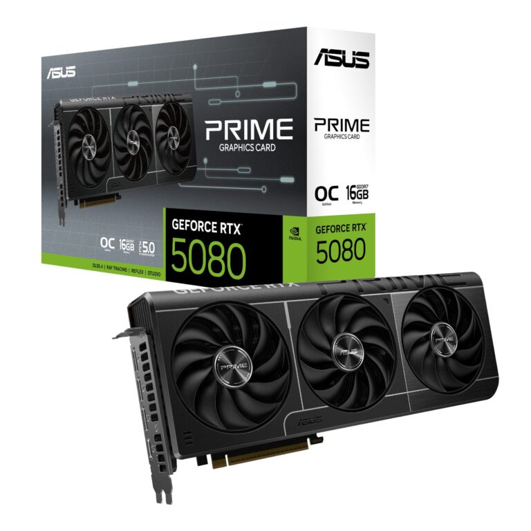 ASUS PRIME GeForce RTX 5080 16GB OC Edition Graphics Card