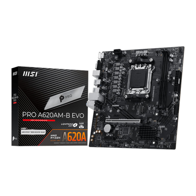 MSI PRO A620AM-B EVO AM5 Micro-ATX Motherboard