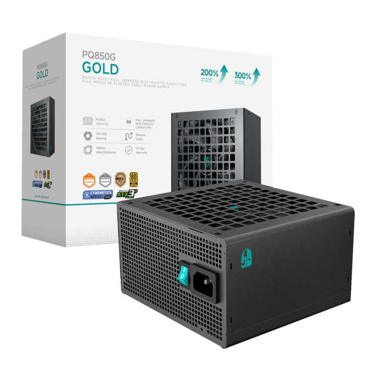 DeepCool PQ850M 850W 80 Plus Gold Fully Modular PSU
