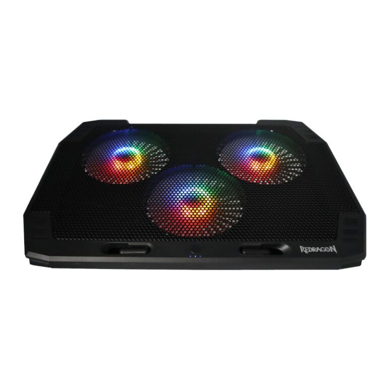 Redragon Dual USB 3-Fan RGB Gaming Notebook Stand