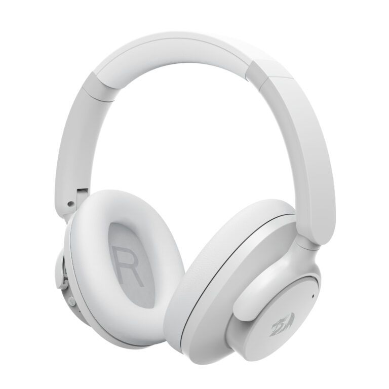 Redragon H610 VIBECORE ANC Bluetooth Wireless Over-Ear Headphones – White
