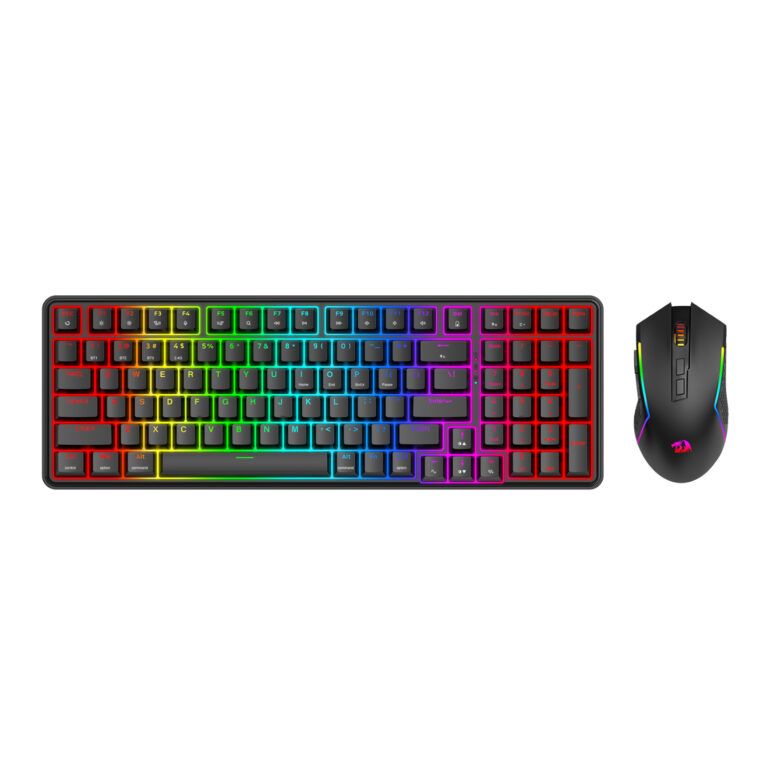 Redragon S162 RGB Wireless Mechanical Keyboard & Mouse Combo